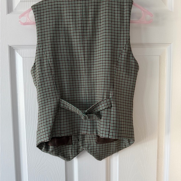 L.A.M.B. Houndstooth Wool Suit Jacket Vest - Picture 2 of 6